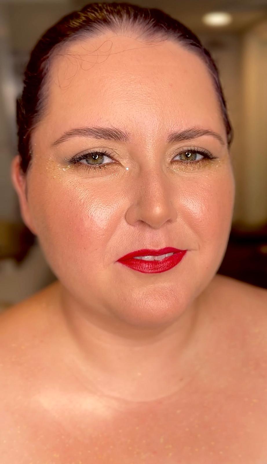 Champagne Veil eye shadow look by Amber Linane, makeup artist Queensland